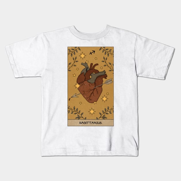 Sagittarius Kids T-Shirt by thiagocorrea